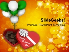 Red Box Of Chocolates With Balloons PowerPoint Templates Ppt Backgrounds For Slides 0213 Red Box Of Chocolates With Balloons PowerPoint Templates Ppt Backgrounds For Slides 0213