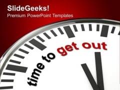 Right Time For Going Out PowerPoint Templates Ppt Backgrounds For Slides 0413 Right Time For Going Out PowerPoint Templates Ppt Backgrounds For Slides 0413