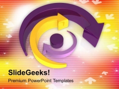 Rounded Curved Arrows PowerPoint Templates Ppt Backgrounds For Slides 0713 Rounded Curved Arrows PowerPoint Templates Ppt Backgrounds For Slides 0713