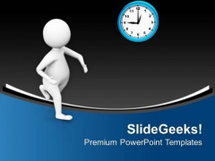 Run Fast To Get Target In Time PowerPoint Templates Ppt Backgrounds For Slides 0713 Run Fast To Get Target In Time PowerPoint Templates Ppt Backgrounds For Slides 0713