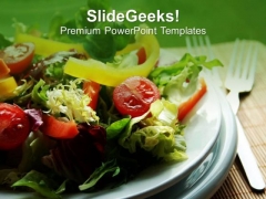 Salads Are Good For Health PowerPoint Templates Ppt Backgrounds For Slides 0613