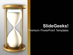 Sand Clock With Black Background PowerPoint Templates Ppt Backgrounds For Slides 0713 Sand Clock With Black Background PowerPoint Templates Ppt Backgrounds For Slides 0713