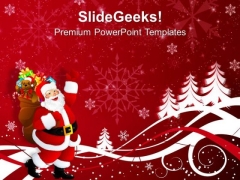 Santa Claus On Christmas Background PowerPoint Templates Ppt Backgrounds For Slides 1112 Santa Claus On Christmas Background PowerPoint Templates Ppt Backgrounds For Slides 1112