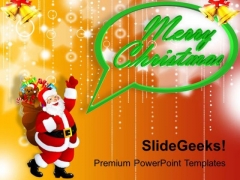 Santa Claus With Christmas Concept PowerPoint Templates Ppt Backgrounds For Slides 1112 Santa Claus With Christmas Concept PowerPoint Templates Ppt Backgrounds For Slides 1112