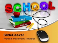 School Connected To Mouse Online Education PowerPoint Templates Ppt Backgrounds For Slides 0313 School Connected To Mouse Online Education PowerPoint Templates Ppt Backgrounds For Slides 0313