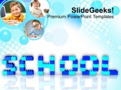 School Word With Lego Blocks Education PowerPoint Templates Ppt Backgrounds For Slides 0113 School Word With Lego Blocks Education PowerPoint Templates Ppt Backgrounds For Slides 0113