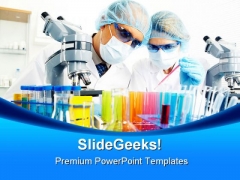 Science Team Medical PowerPoint Themes And PowerPoint Slides 0211