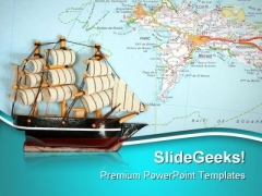 Shipping Worldwide Travel PowerPoint Templates And PowerPoint Backgrounds 0811