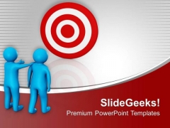 Show Targets To Your Teammates PowerPoint Templates Ppt Backgrounds For Slides 0713 Show Targets To Your Teammates PowerPoint Templates Ppt Backgrounds For Slides 0713