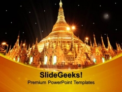 Shwedagon Pagoda At Night Yan Religion PowerPoint Templates And PowerPoint Themes 0712 Shwedagon Pagoda At Night Yan Religion PowerPoint Templates And PowerPoint Themes 0712