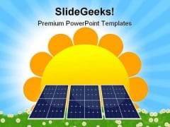 Solar Panel Geographical PowerPoint Templates And PowerPoint Backgrounds 0611
