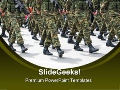Soldiers People Americana PowerPoint Template 1110 Soldiers People Americana PowerPoint Template 1110