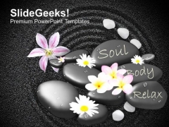 Spa Massage Stones With Flowers On Beautiful PowerPoint Templates Ppt Backgrounds For Slides 0113 Spa Massage Stones With Flowers On Beautiful PowerPoint Templates Ppt Backgrounds For Slides 0113