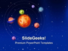space powerpoint templates slides and graphics space templates