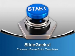 Start Button Business PowerPoint Templates And PowerPoint Themes 1112