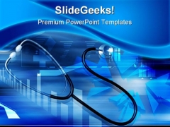 Stethoscope Medical PowerPoint Themes And PowerPoint Slides 0211