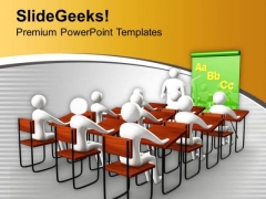 Students In Classroom Education PowerPoint Templates Ppt Backgrounds For Slides 0213
