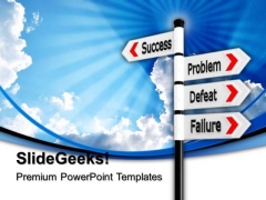 Success Failure Signpost Business PowerPoint Templates And PowerPoint Themes 0612 Success Failure Signpost Business PowerPoint Templates And PowerPoint Themes 0612