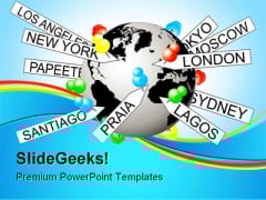 Tagging On World Earth PowerPoint Templates And PowerPoint Backgrounds 0411 Tagging On World Earth PowerPoint Templates And PowerPoint Backgrounds 0411
