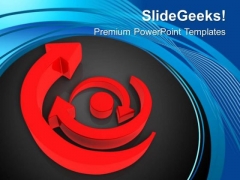 Take A Right Direction Towards Target PowerPoint Templates Ppt Backgrounds For Slides 0713 Take A Right Direction Towards Target PowerPoint Templates Ppt Backgrounds For Slides 0713