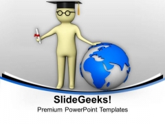 Take The Global Degree PowerPoint Templates Ppt Backgrounds For Slides 0813 Take The Global Degree PowerPoint Templates Ppt Backgrounds For Slides 0813