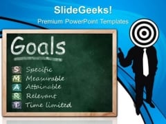 Target On Smart Goals Business PowerPoint Templates And PowerPoint Themes 0512