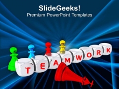 Teamwork Can Achieve Success PowerPoint Templates Ppt Backgrounds For Slides 0513