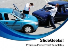 Traffic Car Accident People PowerPoint Themes And PowerPoint Slides 0511