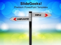 Two Different Directions Of Successful Business PowerPoint Templates Ppt Backgrounds For Slides 0813