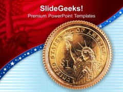 Us Dollar Coin Americana PowerPoint Templates And PowerPoint Themes 1112 Us Dollar Coin Americana PowerPoint Templates And PowerPoint Themes 1112