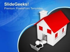 Use Internet At Home PowerPoint Templates Ppt Backgrounds For Slides 0713 Use Internet At Home PowerPoint Templates Ppt Backgrounds For Slides 0713