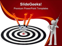 Vaccine Target Medical PowerPoint Backgrounds And Templates 0111 Vaccine Target Medical PowerPoint Backgrounds And Templates 0111