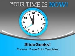 Wall Clock Showing Your Time Is Now PowerPoint Templates Ppt Backgrounds For Slides 0213 Wall Clock Showing Your Time Is Now PowerPoint Templates Ppt Backgrounds For Slides 0213