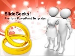 Wedding Rings For Married Couple PowerPoint Templates Ppt Backgrounds For Slides 0313 Wedding Rings For Married Couple PowerPoint Templates Ppt Backgrounds For Slides 0313