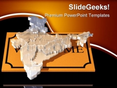Welcome India Global PowerPoint Themes And PowerPoint Slides 0511 Welcome India Global PowerPoint Themes And PowerPoint Slides 0511