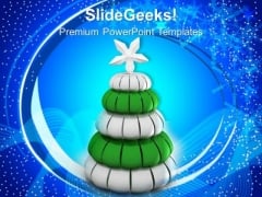 White And Green Pine Tree Christmas Celebration PowerPoint Templates Ppt Backgrounds For Slides 1212 White And Green Pine Tree Christmas Celebration PowerPoint Templates Ppt Backgrounds For Slides 1212