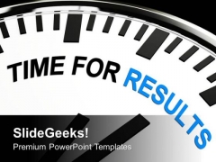 White Clock With Words Time For Results PowerPoint Templates Ppt Backgrounds For Slides 0613 White Clock With Words Time For Results PowerPoint Templates Ppt Backgrounds For Slides 0613