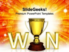 Win Trophy The Award Or Prize Winner Competition PowerPoint Templates And PowerPoint Themes 1112 Win Trophy The Award Or Prize Winner Competition PowerPoint Templates And PowerPoint Themes 1112