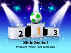 Winners Podium Game PowerPoint Templates Ppt Backgrounds For Slides 0613