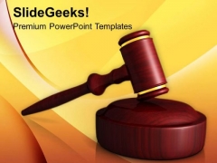 Wooden Gavel Law PowerPoint Templates Ppt Backgrounds For Slides 0113 Wooden Gavel Law PowerPoint Templates Ppt Backgrounds For Slides 0113