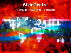 World Map Illustration Abstract PowerPoint Themes And PowerPoint Slides 0411 World Map Illustration Abstract PowerPoint Themes And PowerPoint Slides 0411