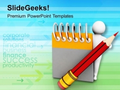 Write Notes For Memory PowerPoint Templates Ppt Backgrounds For Slides 0813 Write Notes For Memory PowerPoint Templates Ppt Backgrounds For Slides 0813