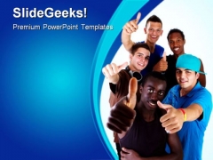 Young Group Of Teens Global PowerPoint Themes And PowerPoint Slides 0611 Young Group Of Teens Global PowerPoint Themes And PowerPoint Slides 0611