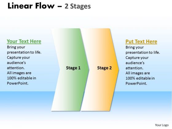 Business Cycle Diagram Linear Flow 2 Stages 2 Business Cycle Diagram Linear Flow 2 Stages 2