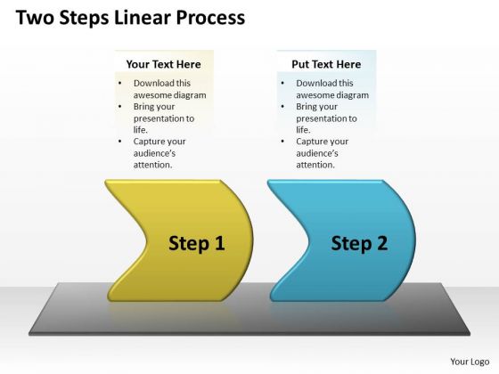 Business Cycle Diagram Two Steps Linear Process Business Cycle Diagram Two Steps Linear Process