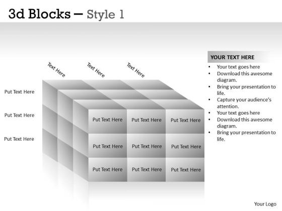 Business Diagram 3d Blocks Style Mba Models And Frameworks Business Diagram 3d Blocks Style Mba Models And Frameworks