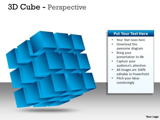 Business Diagram 3d Blue Cube Perspective Ppt Sales Diagram Business Diagram 3d Blue Cube Perspective Ppt Sales Diagram