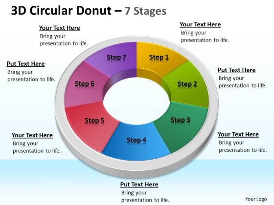 Business Diagram 3d Circular Donut 7 Stages Circular Consulting Diagram Business Diagram 3d Circular Donut 7 Stages Circular Consulting Diagram