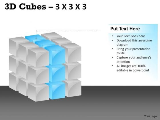 Business Diagram 3d Cubes 3x3x3 Marketing Diagram Business Diagram 3d Cubes 3x3x3 Marketing Diagram