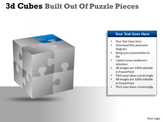 Business Diagram 3d Cubes Built Out Of Puzzle Pieces Mba Models And Frameworks Business Diagram 3d Cubes Built Out Of Puzzle Pieces Mba Models And Frameworks